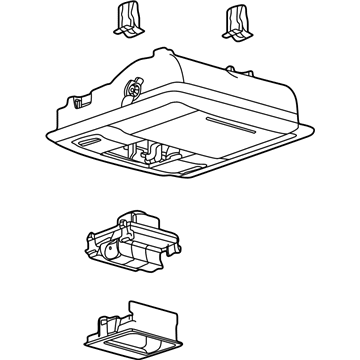 Mercury 9T4Z-78519A70-BA Console Assy - Overhead