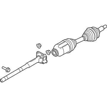 Ford CA5Z-3B436-G Shaft - Front Axle