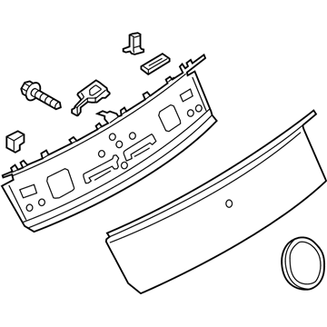 Ford FR3Z-6342528-AF Emblem