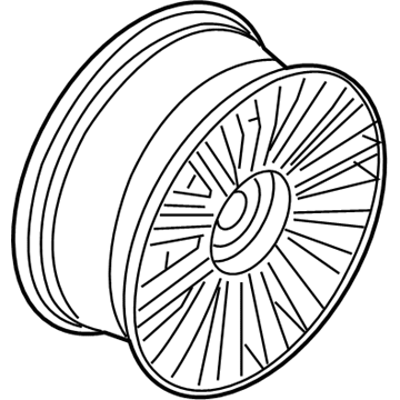 Lincoln FL7Z-1007-D Wheel Assy