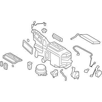 Ford BT4Z-19B555-C Evaporator And Housing Assy