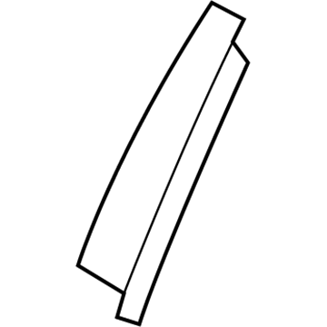 Lincoln DP5Z-54255A34-AA Moulding - Door Window Frame