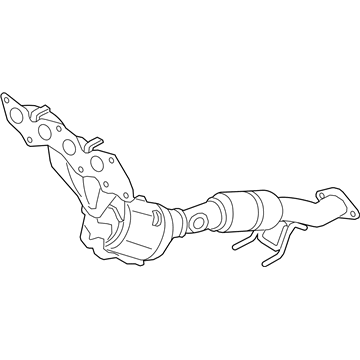 Ford GV6Z-5G232-B Exhaust Manifold And Catalyst Assy