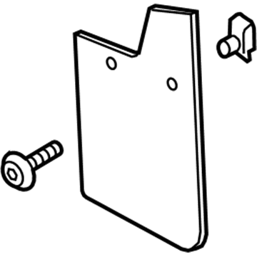 Ford FL3Z-16A550-A Kit - Mudflap