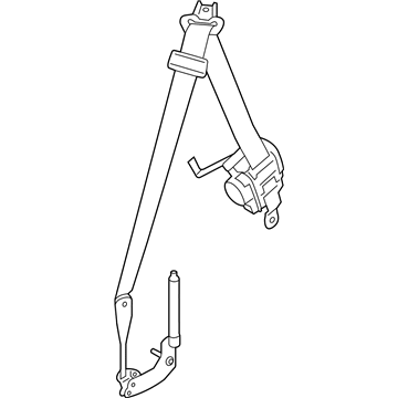 Ford FR3Z-76611B08-AA Pretensioner - Seat Belt Retractor
