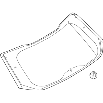 Ford FT4Z-5842006-E Glass - Back Window