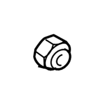 Mercury 3W7Z-1012-AA Nut - Wheel                        