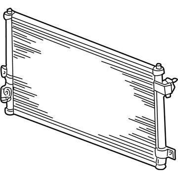 Lincoln XW4Z-19712-AA Condenser Assy