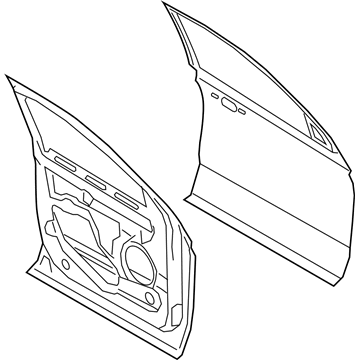 Lincoln JL7Z-7820125-A Door Assy - Front