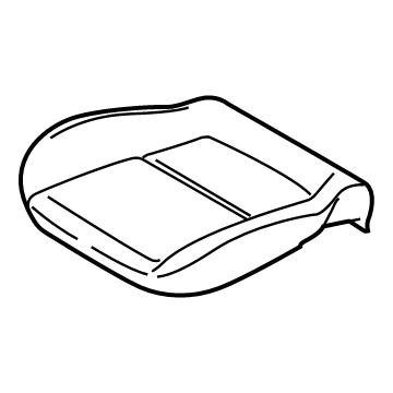 Ford DT1Z-17632A22-M Cover And Pad - Front Seat Back