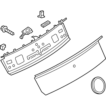 Ford FR3Z-6342528-JB Emblem