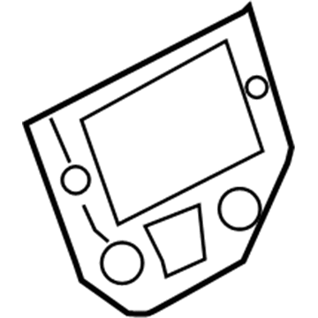 Ford 6S4Z-5404644-AA Center Bezel
