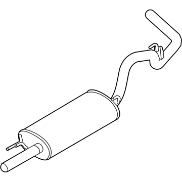 Ford F-150 Muffler - FL3Z-5230-E