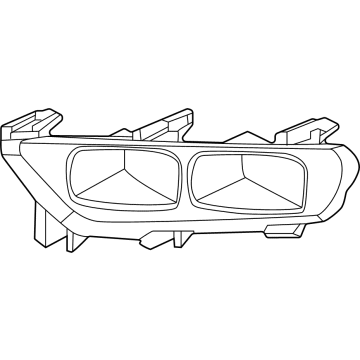 Ford ML3Z-17C754-AC Fog Lamp Bezel, Front Passenger Side