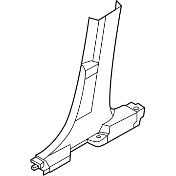 Ford NZ6Z-6024346-AA Lower Center Pillar Trim