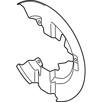 Lincoln MKC Brake Backing Plate - EJ7Z-2K005-A