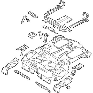 2013 Ford C-Max Floor Pan - FV6Z-5811215-A
