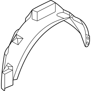Ford NZ6Z-60278B50-A Wheelhouse Liner