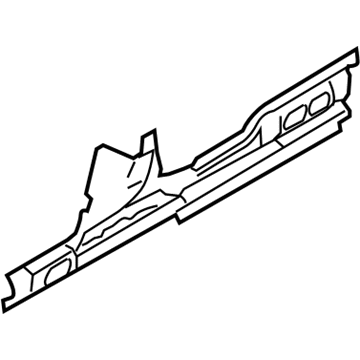 Ford 2T1Z-61100K32-A Rocker Reinforcement, Driver Side