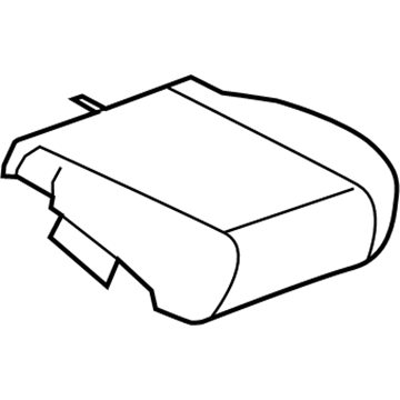 Ford 1C3Z-28632A23-BA Outer Cushion, Front Driver Side