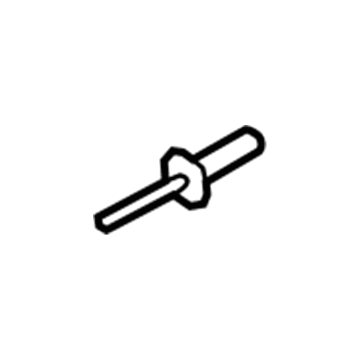 Mercury -W705297-S300 License Bracket Rivet