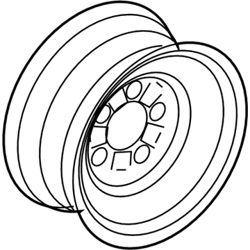 1996 Ford F-150 Spare Wheel - F8UZ-1015-BA