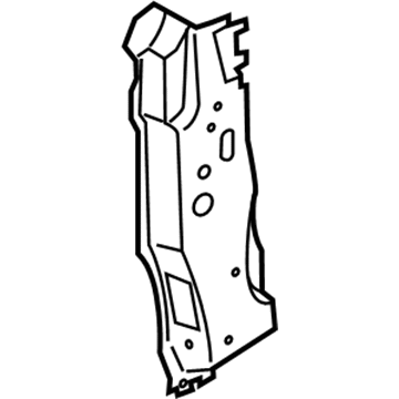 Ford FL3Z-1602542-A Hinge Pillar Reinforcement