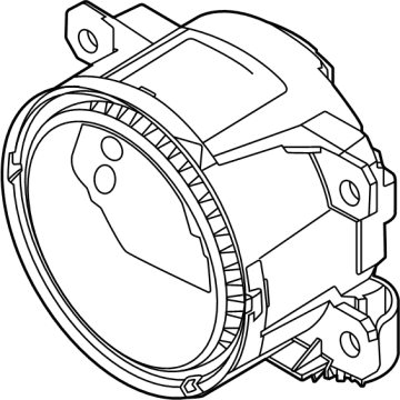 Ford DS7Z-15A201-B Fog Lamp, Front