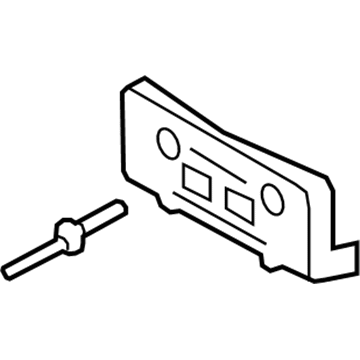 Ford AH6Z-17A385-AA License Bracket, Front