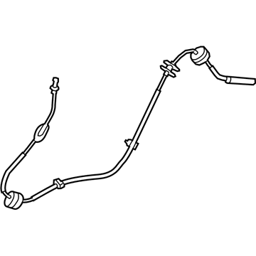 Ford Door Latch Cable - DT1Z-61266A46-C