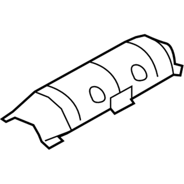 Ford 7C2Z-5E258-AA Muffler Shield