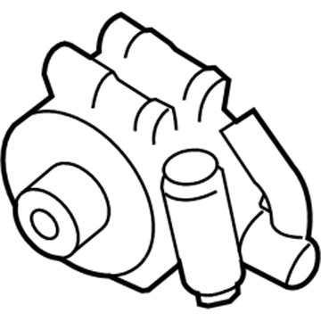 Ford Power Steering Pump - 7L3Z-3A674-DRM