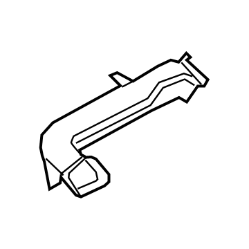 Ford M1PZ-19D809-A Side Duct, Driver Side