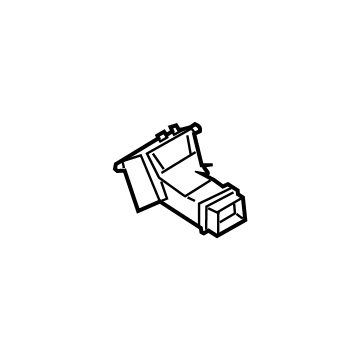 Ford LJ6Z-19D809-C Outlet Duct, Center Lower