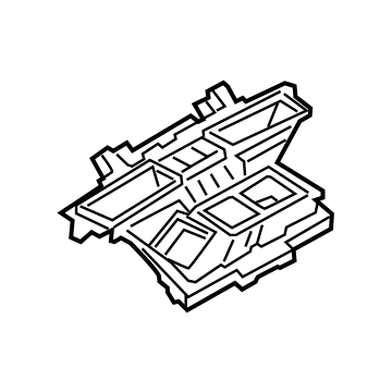 Ford M1PZ-19D850-A Connector, Front