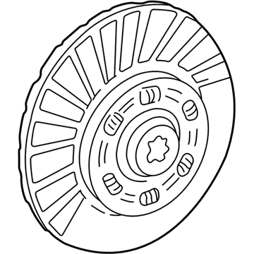 Ford Clutch Disc - 6R3Z-7550-A