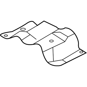 Ford LX6Z-7811435-E Heat Shield, Front Center