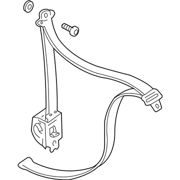 Ford Focus Seat Belt - 5S4Z-61611B68-AA