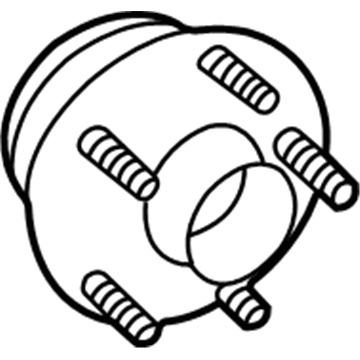 Ford 4R3Z-1104-AB Hub & Bearing, Front