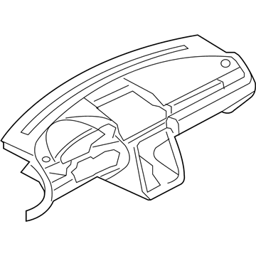 Mercury 6G1Z-5404320-AB Instrument Panel