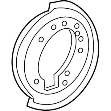 Ford 1L2Z-2C029-AB Backing Plate, Rear Driver Side
