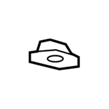 Ford GD9Z-54672A40-BC Sunvisor Cap, Jade Gray