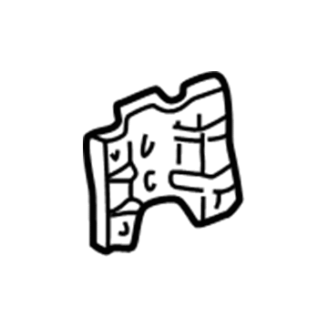 Ford XL3Z-17B984-AA Mount Plate