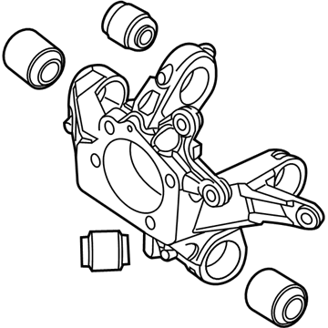 Ford DB5Z-5B759-B Knuckle, Rear Driver Side