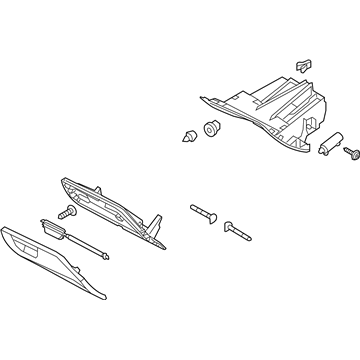 Ford CV6Z-5806024-BA Glove Box Assembly