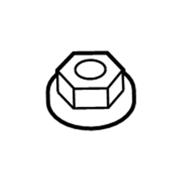 Ford -W712334-S442 Trans Mount Bracket Nut