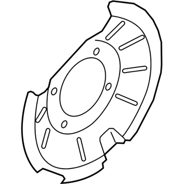 Ford EcoSport Brake Backing Plate - GN1Z-2C028-C