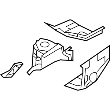 Mercury 8L8Z-16055-B Apron Assembly