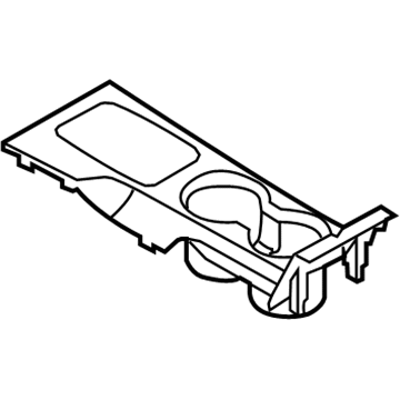 Mercury Milan Center Console Base - 9N7Z-54045A76-AA