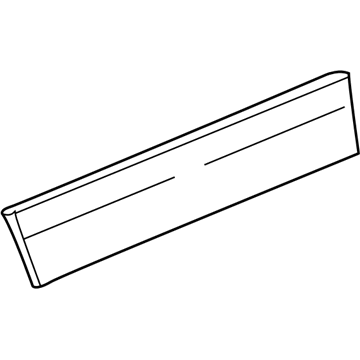 Lincoln Door Moldings - 6W1Z-5425556-BPTM